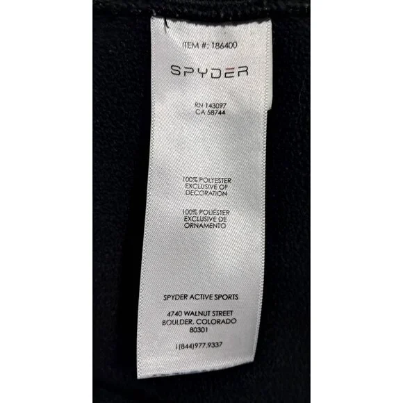 Spyder Outbound Half-Zip Sweatshirt Pullover Men Size M Red Logo & Trim Activewe - Picture 4 of 12